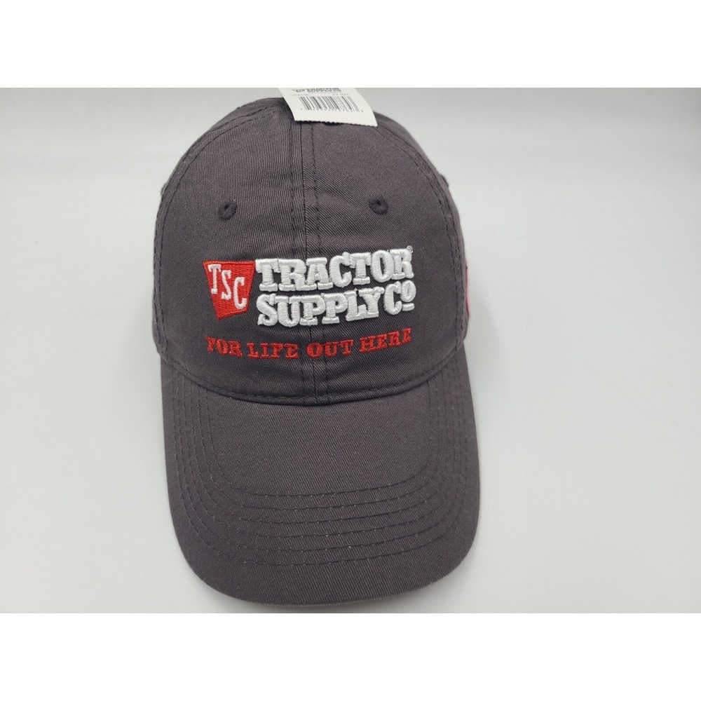 Tractor Supply Company Co For Life Out Here Strapback Adjustable Hat Cap Dad Men